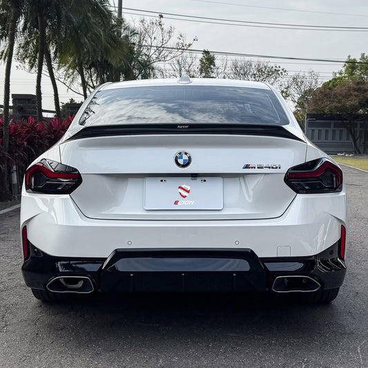 BMW M2/C G87 2023-ON & 2 Series 230i M240i G42 2022-ON with Aftermarket Parts - V1 Rear Spoiler Carbon Fiber from Karbel Carbon