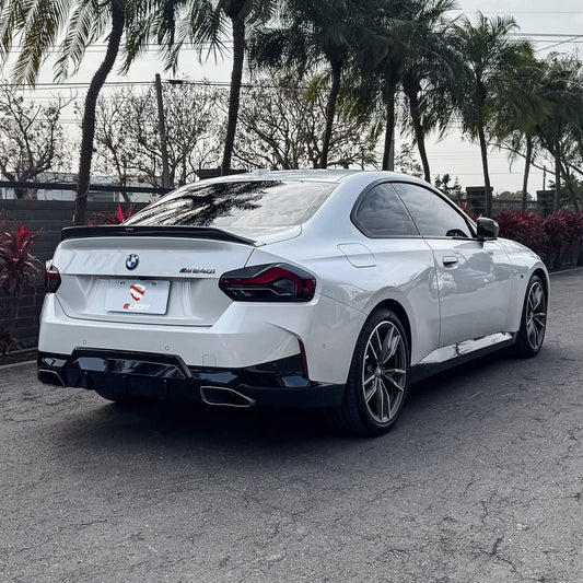 BMW M2/C G87 2023-ON & 2 Series 230i M240i G42 2022-ON with Aftermarket Parts - V1 Rear Spoiler Carbon Fiber from Karbel Carbon