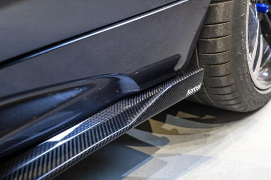BMW M2 / M2C F87 2016 2017 2018 2019 2020 2021 with Aftermarket Parts - Side Skirts Pre-preg Carbon Fiber from Karbel Carbon