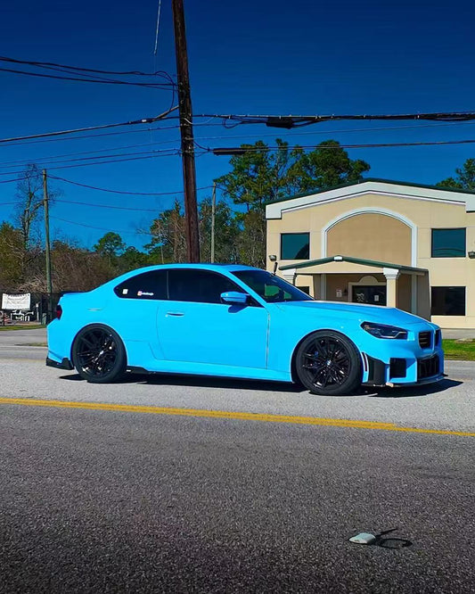 BMW M2 / M2C G87 2023-ON with Aftermarket Parts - Side Skirts Pre-preg Carbon Fiber from Karbel Carbon