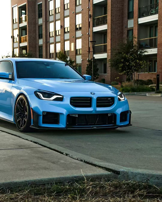 BMW M2 / M2C G87 2023-ON with Aftermarket Parts - Front Lip Pre-preg Carbon Fiber from Karbel Carbon