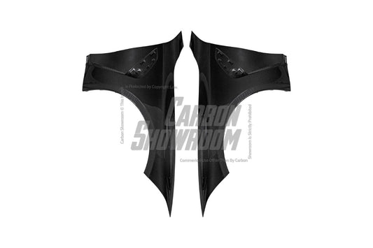 BMW M3 G80 G81 2021-ON with Aftermarket Parts - Front Fenders Pre-preg Carbon Fiber from Karbel Carbon