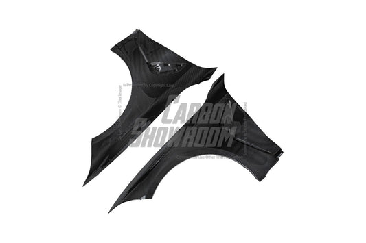 BMW M3 G80 G81 2021-ON with Aftermarket Parts - Front Fenders Pre-preg Carbon Fiber from Karbel Carbon