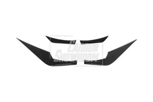 BMW M3 G80 G81 2021-ON & M4 G82 G83 2021-ON With Aftermarket Parts - Front Lip & Upper Lip Trim Replacement Pre-preg Carbon Fiberfrom Karbel Carbon