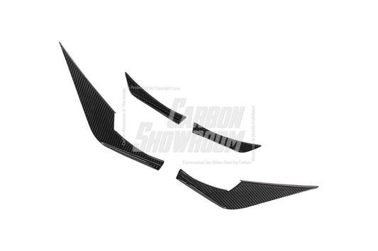 BMW M3 G80 G81 2021-ON & M4 G82 G83 2021-ON With Aftermarket Parts - Front Lip & Upper Lip Trim Replacement Pre-preg Carbon Fiberfrom Karbel Carbon