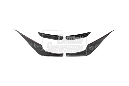 BMW M3 G80 G81 2021-ON & M4 G82 G83 2021-ON With Aftermarket Parts - Front Lip & Upper Lip Trim Replacement Pre-preg Carbon Fiberfrom Karbel Carbon