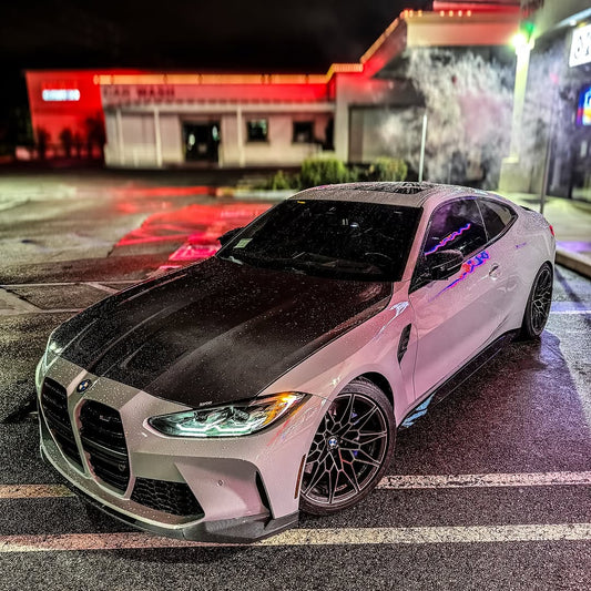 Karbel Carbon Dry Carbon Fiber Hood Bonnet & Front Bumper Nose Cover For BMW M3 G80 M4 G82 G83 2021-ON - Performance SpeedShop
