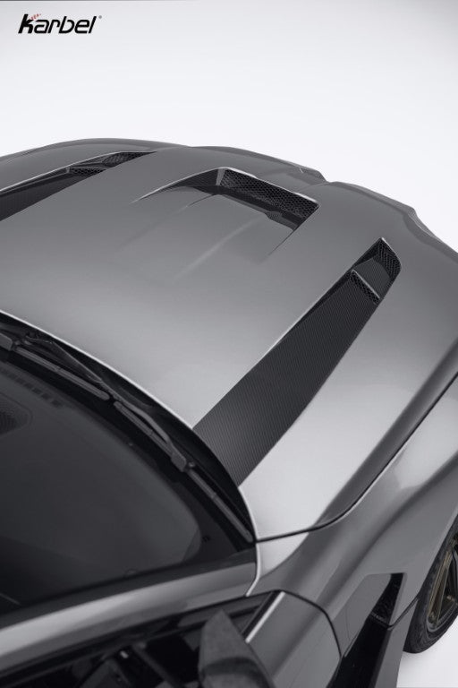 BMW M3 G80 G81 & M4 G82 G83 2021-ON with Aftermarket Parts - X Hood Dry Pre-preg Carbon Fiber from Karbel Carbon