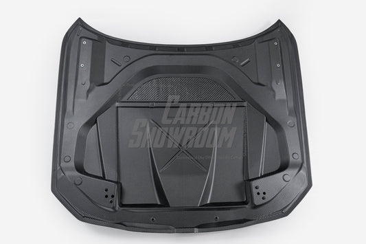 BMW M3 G80 G81 & M4 G82 G83 2021-ON with Aftermarket Parts - X Hood Dry Pre-preg Carbon Fiber from Karbel Carbon