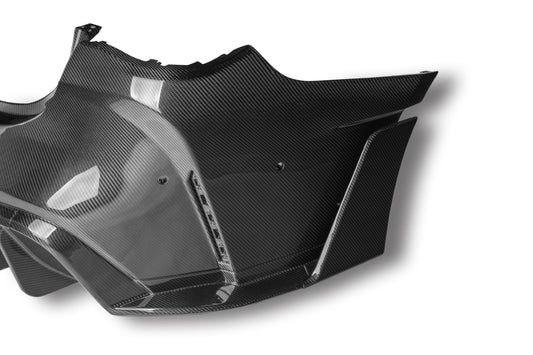 BMW M4 G82 G83 2021-ON with Aftermarket Parts - X Rear Bumper Set Dry Pre-preg Carbon Fiber from Karbel Carbon