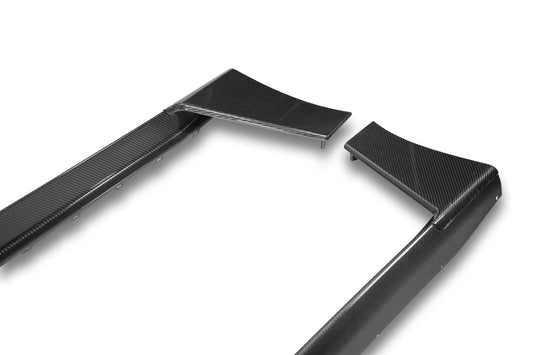 BMW M4 G82 G83 2021-ON with Aftermarket Parts - X Side Skirts Dry Pre-preg Carbon Fiber from Karbel Carbon
