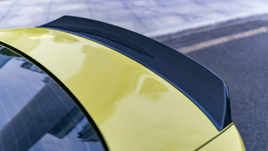 BMW M4 G82 2021-ON & 4 Series G22 430i M440i 2020-ON with Aftermarket Parts - Carbon Fiber Rear Spoiler from Karbel Carbon