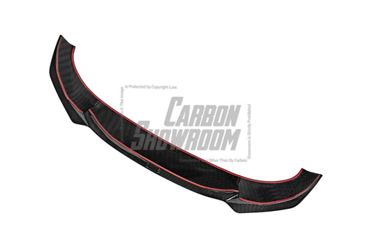 BMW X3 (with M-package bumper) G01 Pre-LCI 2019-2021 & X4 (with M-package bumper) G02 Pre-LCI 2019 2020 2021 with Aftermarket Parts - Front Lip Pre-preg Carbon Fiber from Karbel Carbon