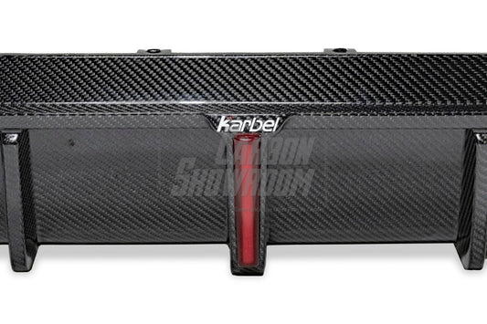 BMW X4 G02 Pre-LCI 2019 2020 2021 with Aftermarket Parts - Rear Diffuser & Canards Pre-preg Carbon Fiber from Karbel Carbon