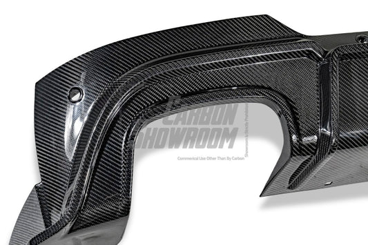 BMW X4 G02 Pre-LCI 2019 2020 2021 with Aftermarket Parts - Rear Diffuser & Canards Pre-preg Carbon Fiber from Karbel Carbon