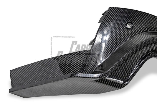 BMW X4 G02 Pre-LCI 2019 2020 2021 with Aftermarket Parts - Rear Diffuser & Canards Pre-preg Carbon Fiber from Karbel Carbon