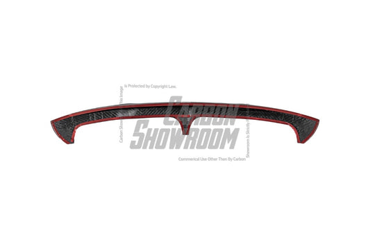 BMW X4M X4MC F98 (Fits Both Pre-LCI & LCI) 2019 2020 2021 2022 2023 2024 & X4 G02 (Fits Both Pre-LCI & LCI) 2019 2020 2021 2022 2023 2024 with Aftermarket Parts - Rear Roof Spoiler Pre-preg Carbon Fiber from Karbel Carbon