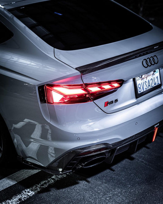 Karbel Carbon Dry Carbon Fiber Rear Diffuser For Audi RS5 B9.5 2020-2025