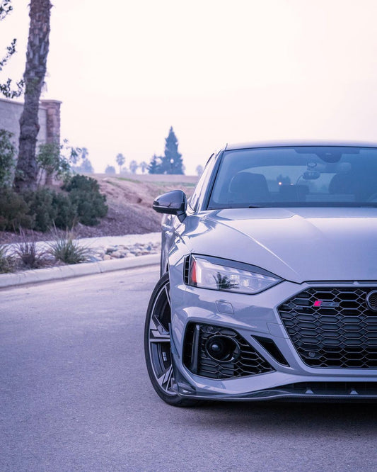 Karbel Carbon Dry Carbon Fiber Front Bumper Canards For Audi RS5 B9.5 2020-2025