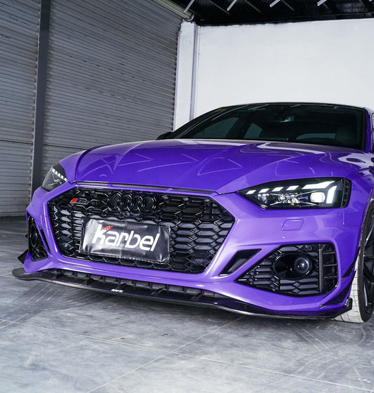 Karbel Carbon Front Lip for Audi RS5 B9.5 2020-2025 Dry Pre-preg Carbon Fiber