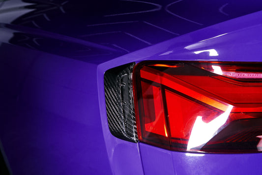Karbel Carbon Dry Carbon Fiber Tail Light Trim For Audi RS5 B9.5 2020-2025