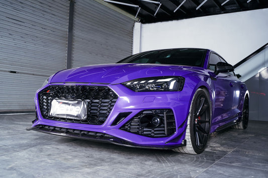 Audi RS5 S5 A5 B9 B9.5 2017-ON with Aftermarket Parts - Eyebrows Eyelids Pre-preg Carbon Fiber from Karbel Carbon