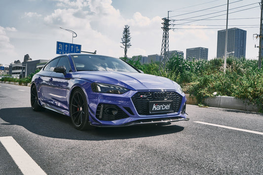 Audi RS5 S5 A5 B9 B9.5 2017-ON with Aftermarket Parts - Eyebrows Eyelids Pre-preg Carbon Fiber from Karbel Carbon