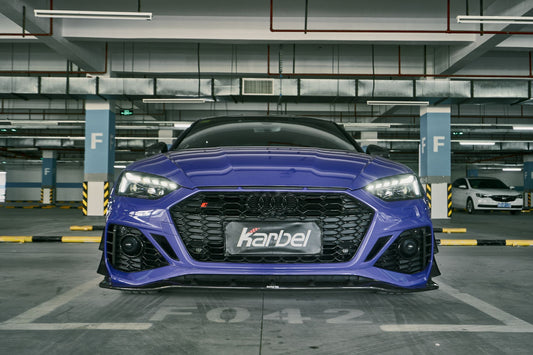 Karbel Carbon Dry Carbon Fiber Front Lip For Audi RS5 B9.5 2020-2025