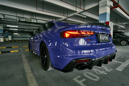 Karbel Carbon Dry Carbon Fiber Rear Diffuser For Audi RS5 B9.5 2020-2025