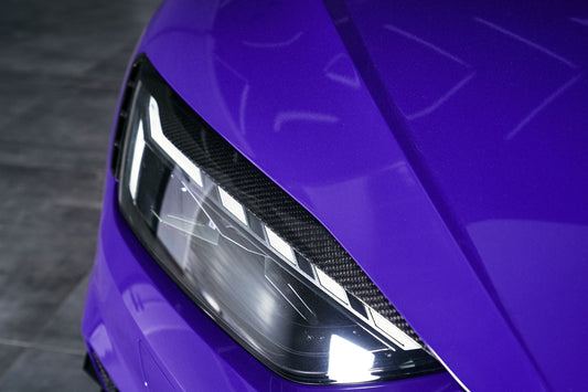 Audi RS5 S5 A5 B9 B9.5 2017-ON with Aftermarket Parts - Eyebrows Eyelids Pre-preg Carbon Fiber from Karbel Carbon
