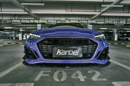 Audi RS5 S5 A5 B9 B9.5 2017-ON with Aftermarket Parts - Eyebrows Eyelids Pre-preg Carbon Fiber from Karbel Carbon