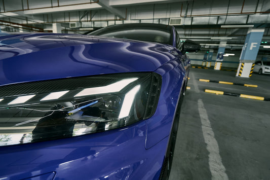 Audi RS5 S5 A5 B9 B9.5 2017-ON with Aftermarket Parts - Eyebrows Eyelids Pre-preg Carbon Fiber from Karbel Carbon