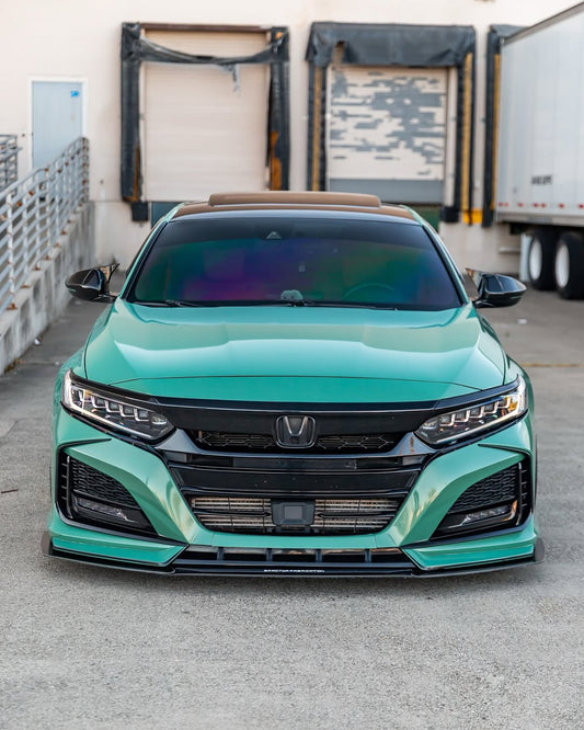 Honda Accord 10th Gen Pre-facelift 2018-2020 with Aftermarket Parts - Front Bumper PP from Yofer USA