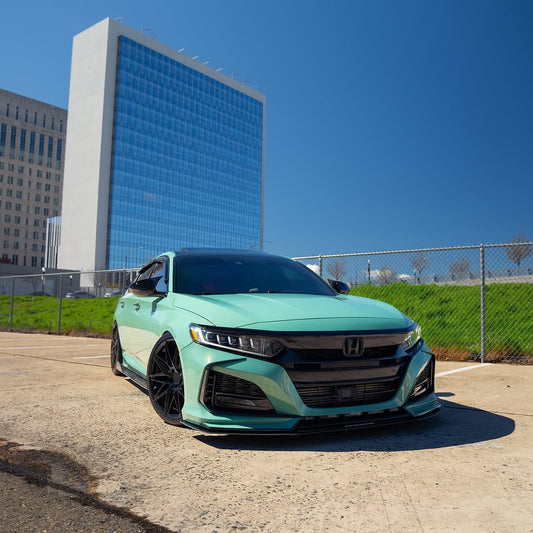 Honda Accord 10th Gen Pre-facelift 2018-2020 with Aftermarket Parts - Front Bumper PP from Yofer USA