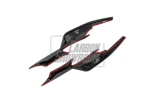 Lotus Emira 3.6 V6 2.0 Four-cylinder 2022-ON with Aftermarket Parts - Front Bumper Vents Dry Pre-preg Carbon Fiber from Karbel Carbon