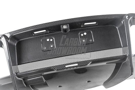 Lotus Emira 3.6 V6 2.0 Four-cylinder 2022-ON with Aftermarket Parts - Pre-preg Carbon Fiber Rear Diffuser & Canards from Karbel Carbon