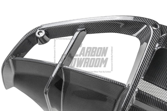 Lotus Emira 3.6 V6 2.0 Four-cylinder 2022-ON with Aftermarket Parts - Pre-preg Carbon Fiber Rear Diffuser & Canards from Karbel Carbon