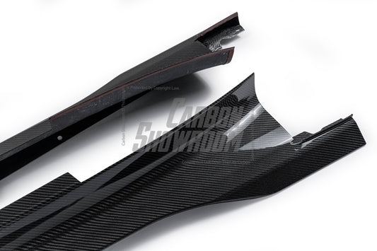 Lotus Emira 3.6 V6 2.0 Four-cylinder 2022-ON with Aftermarket Parts - Pre-preg Carbon Fiber Side Skirts from Karbel Carbon