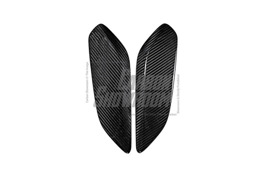 Porsche 911 991.2 GT3 2018 2019 with Aftermarket Parts - Rear Wing Side Blades Pre-preg Carbon Fiber from Karbel Carbon