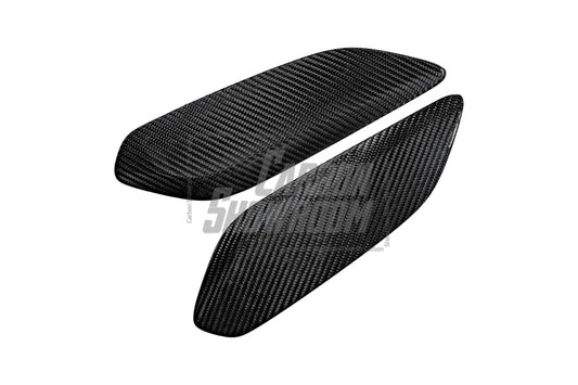 Porsche 911 991.2 GT3 2018 2019 with Aftermarket Parts - Rear Wing Side Blades Pre-preg Carbon Fiber from Karbel Carbon