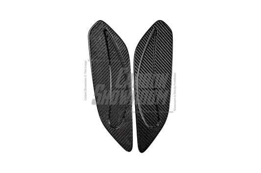 Porsche 911 991.2 GT3 2018 2019 with Aftermarket Parts - Rear Wing Side Blades Pre-preg Carbon Fiber from Karbel Carbon