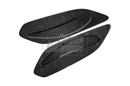 Porsche 911 991.2 GT3 2018 2019 with Aftermarket Parts - Rear Wing Side Blades Pre-preg Carbon Fiber from Karbel Carbon