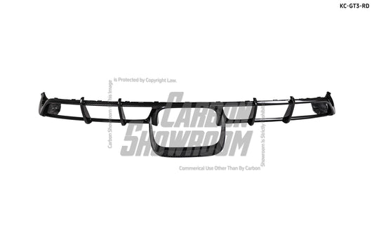 Porsche 911 991.2 GT3 2018 2019 with Aftermarket Parts - Rear Diffuser Pre-preg Carbon Fiber from Karbel Carbon
