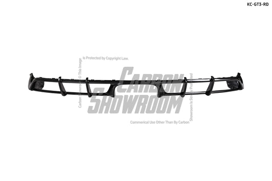 Porsche 911 991.2 GT3 2018 2019 with Aftermarket Parts - Rear Diffuser Pre-preg Carbon Fiber from Karbel Carbon