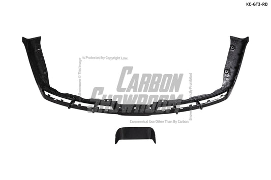 Porsche 911 991.2 GT3 2018 2019 with Aftermarket Parts - Rear Diffuser Pre-preg Carbon Fiber from Karbel Carbon