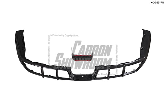 Porsche 911 991.2 GT3 2018 2019 with Aftermarket Parts - Rear Diffuser Pre-preg Carbon Fiber from Karbel Carbon