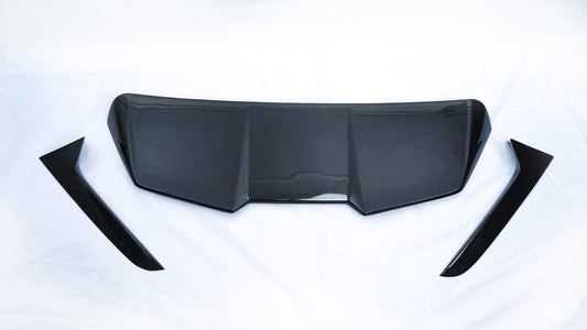 Audi A4 Allroad B9 / B9.5 2017 2018 2019 2020 2021 2022 2023 2024 with Aftermarket Parts - Rear Roof Spoiler Pre-preg Carbon Fiber from Karbel Carbon