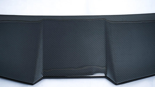 Audi A4 Allroad B9 / B9.5 2017 2018 2019 2020 2021 2022 2023 2024 with Aftermarket Parts - Rear Roof Spoiler Pre-preg Carbon Fiber from Karbel Carbon
