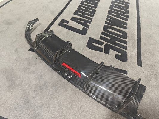 Karbel Carbon Rear Diffuser for Audi A4 2017-2018 B9 Carbon Fiber