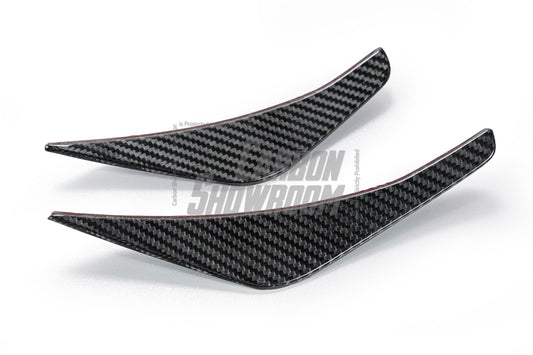 Tesla Model 3 Highland 2024-ON with Aftermarket Parts - Front Canards Pre-preg Carbon Fiber from Karbel Carbon